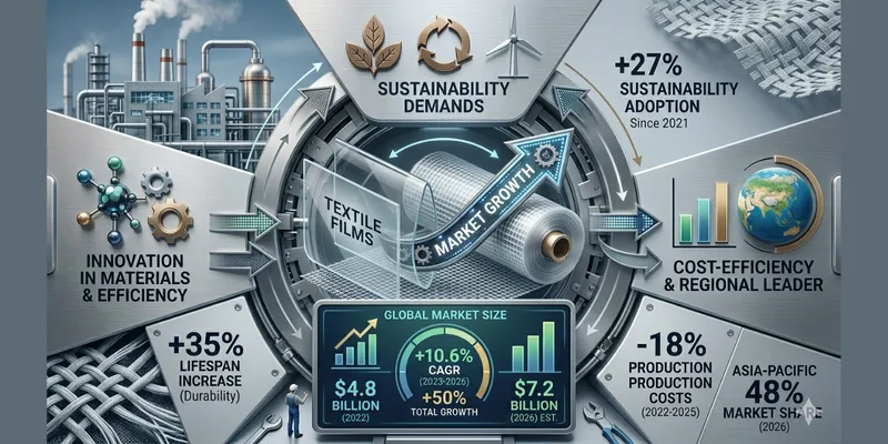 Films for Textile Market Size to Hit $7.2 Billion by 2026: 10.6% CAGR & Key  Industry Statistics 
